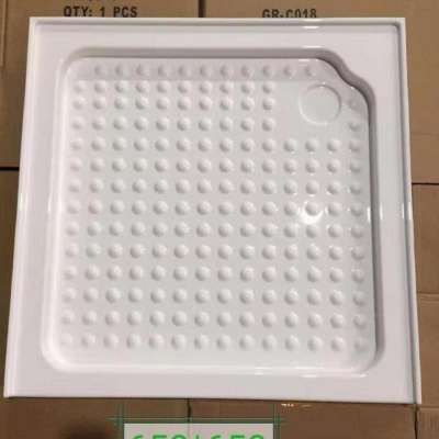 ABS  plastic Shower tray with drainer  in RV Caravan motor home mobile house  bathroom