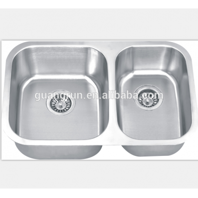 Deep Double Bowl Stainless Steel Kitchen Sink GR- 628