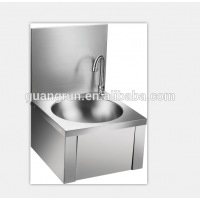 Stainless Steel Topmount Round Apron Kitchen Sink With Splashback GR-526F