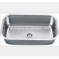 Widely Used Durable Unique Design Famous Brand Deep Insert Stainless Steel Single Bowl Kitchen Sink GR-555