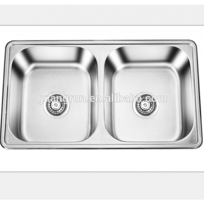 Stainless Steel Double Bowl Undermount Kitchen Sink GR- 850