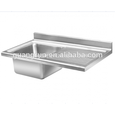 Restaurant Used Commercial Stainless Steel Food Servicel Kitchen Sink with Drainboard GR-302A